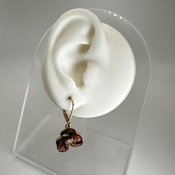 NWT Lonna & Lilly Mother of Pearl and Gold tone dangle earrings! - Picture 4 of 10